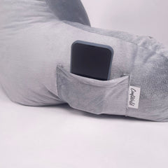 Comfiworld Reading Pillow with  Armrests and  Round Pearl Cotton Core Detachable