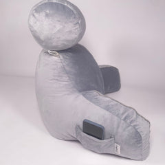 Comfiworld Reading Pillow with  Armrests and  Round Pearl Cotton Core Detachable