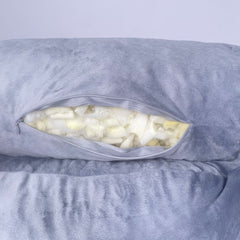 Comfiworld Reading Pillow with  Armrests and  Round Pearl Cotton Core Detachable