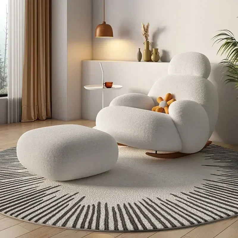 white-footstool