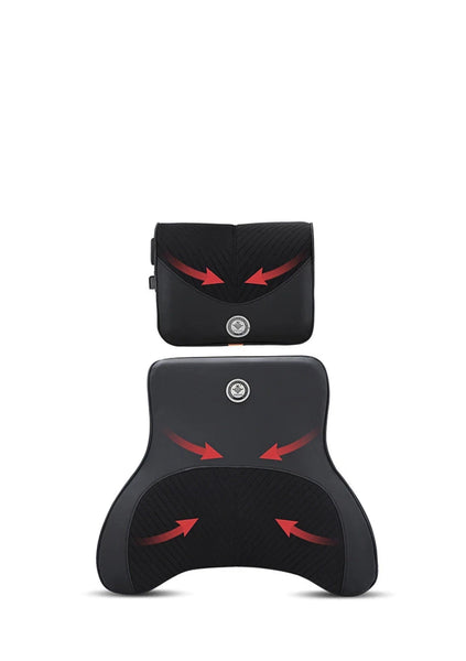 Car Neck Massage Pillow Support  Cushion Auto  Seat Relax  Head Waist