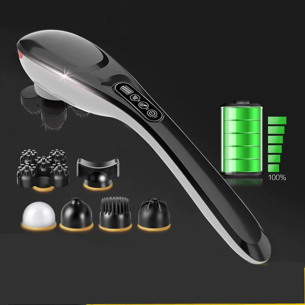 Handheld Back Massager, Deep Tissue Back Muscle Foot Neck Shoulder Leg