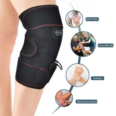 Electric Heating Massage Knee Pad Warm Leg Joint Therapy Pain Relief