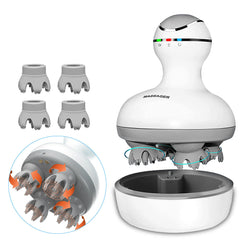 Scalp Massager for  head Timing  Control  Four Silicone Claws electric