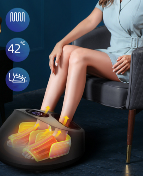 Smart Foot Massaging Device  Hot Compress  Therapy Instrument Infrared