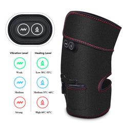 Electric Heating Massage Knee Pad Warm Leg Joint Therapy Pain Relief