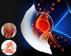 Smart Hot  Compress  Knee Relaxing  Kneecap Laser Infrared  Massager