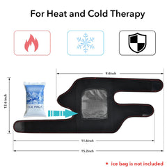 Electric Heating Massage Knee Pad Warm Leg Joint Therapy Pain Relief