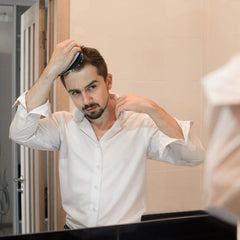 Portable Handheld Electric Mini Silicone Massage Comb Release Fatigue