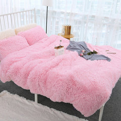 Winter Soft  Throw Blankets  Oversize  Fur  Faux Coral Bed Sofa Cover