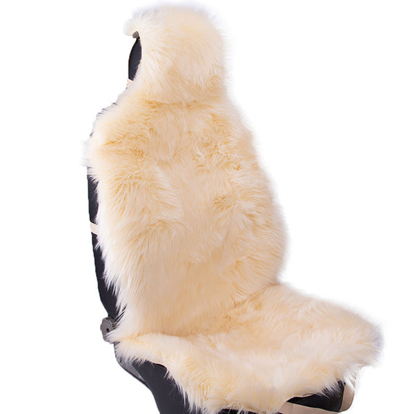 Long  Faux  Fur  Universal Artificial  Car  Seat  Covers, Cute  Plush