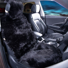 Long  Faux  Fur  Universal Artificial  Car  Seat  Covers, Cute  Plush
