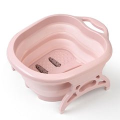 Foldable Footbath Foaming Massage Plastic Bucket Basin Reduce Pressure