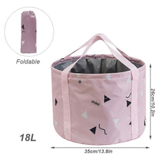Foldable Footbath Foaming Massage Plastic Bucket Basin Reduce Pressure