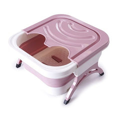 Foldable Footbath Foaming Massage Plastic Bucket Basin Reduce Pressure