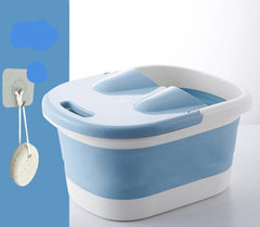 Foldable Footbath Foaming Massage Plastic Bucket Basin Reduce Pressure