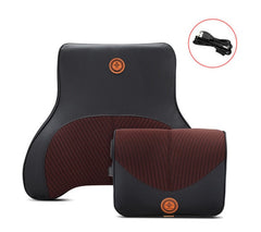 Car Neck Massage Pillow Support  Cushion Auto  Seat Relax  Head Waist