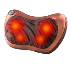 Relaxation Massage Pillow Vibrator Electric Neck Shoulder Back Heating Kneading Infrared therapy head Massage Pillow