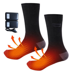 Remote Control Electric Heated  Socks Boot Feet Warmer USB Rechargable