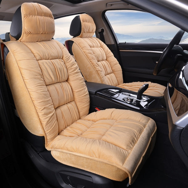 Warm Car Seat Cover  Universal Winter  Plush Cushion Faux Fur Material