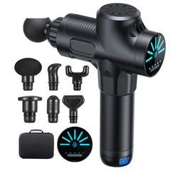 Professional Fascial Massage Gun Sport Relaxation Fitness EMS Muscle Stimulator Handheld Massager