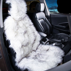 Long  Faux  Fur  Universal Artificial  Car  Seat  Covers, Cute  Plush
