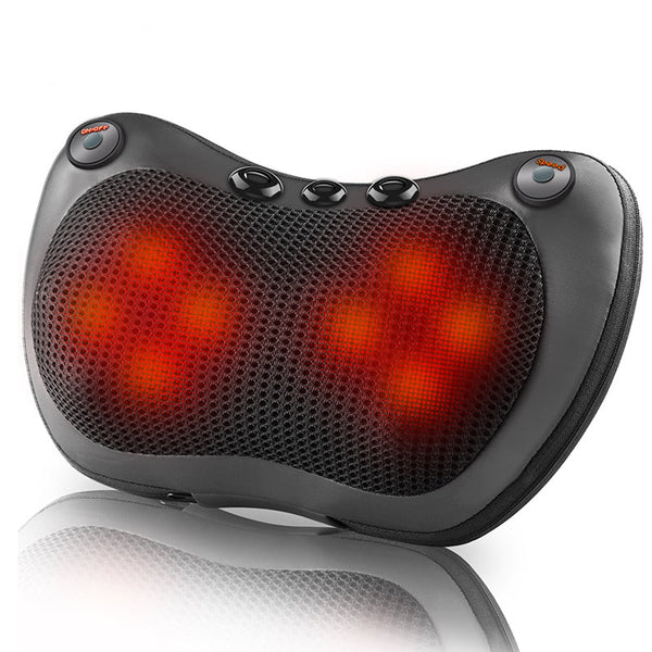 Relaxation Massage Pillow Vibrator Electric Neck Shoulder Back Heating Kneading Infrared therapy head Massage Pillow
