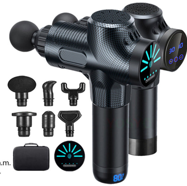 Professional Fascial Massage Gun Sport Relaxation Fitness EMS Muscle Stimulator Handheld Massager