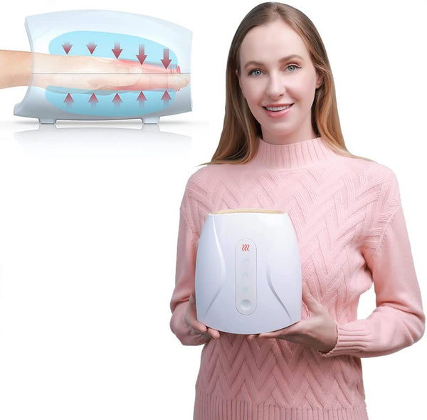 Electric Hands Massager  with Therapy  Heat, Palm  Finger  Compression