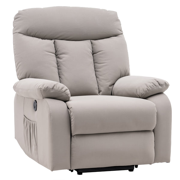 Soft Leather Leisure Sofa Bed  Vibration Massage Chair Recliner Chairs