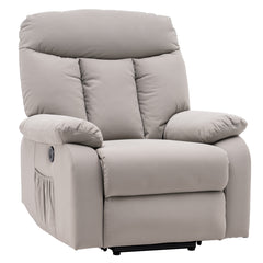 Soft Leather Leisure Sofa Bed  Vibration Massage Chair Recliner Chairs