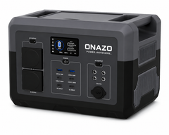 ONAZO Portable Power Station with Solar Panel – 1500W / 2400W / 3000W / 5000W LiFePO4 Solar Generator
