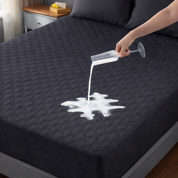 Premium Waterproof Mattress Protector – Noiseless, Breathable, Deep Pocket Fitted Cover – Soft Bed Mattress Pad – Machine Washable (Twin XL, White)