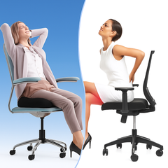 Memory Foam Seat Cushion for Office & Car – Pressure Relief Comfort