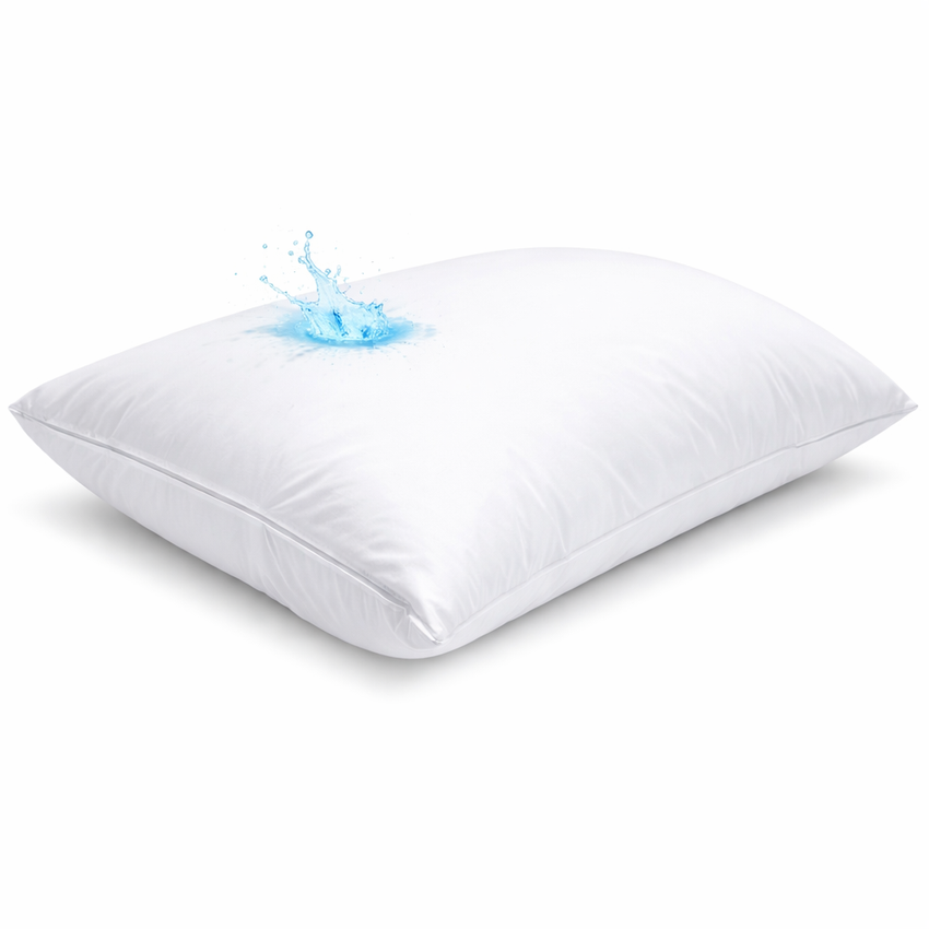 Waterproof Bed Bug Proof Pillow Protector – Zippered Anti-Allergy Pillow Cover (Soft & Breathable)