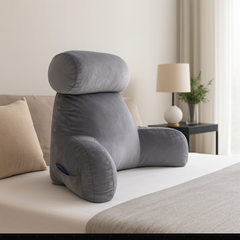 ComfiWorld Reading Pillow with Armrests, Plush Pearl Cotton Core