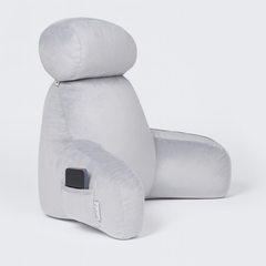 ComfiWorld Reading Pillow with Armrests, Plush Pearl Cotton Core