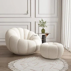 Fluffy Cute Living Room Chair Green Modern Floor Design LChair Lounge
