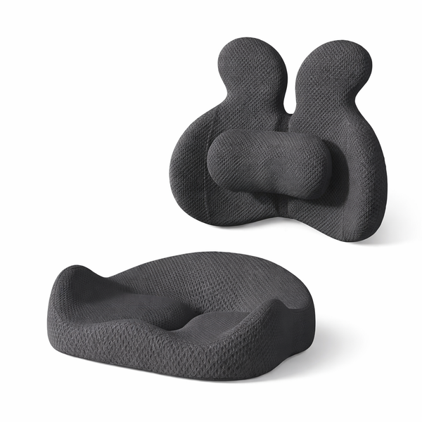 Memory Foam Seat Cushion with Back Support for Office Chair
