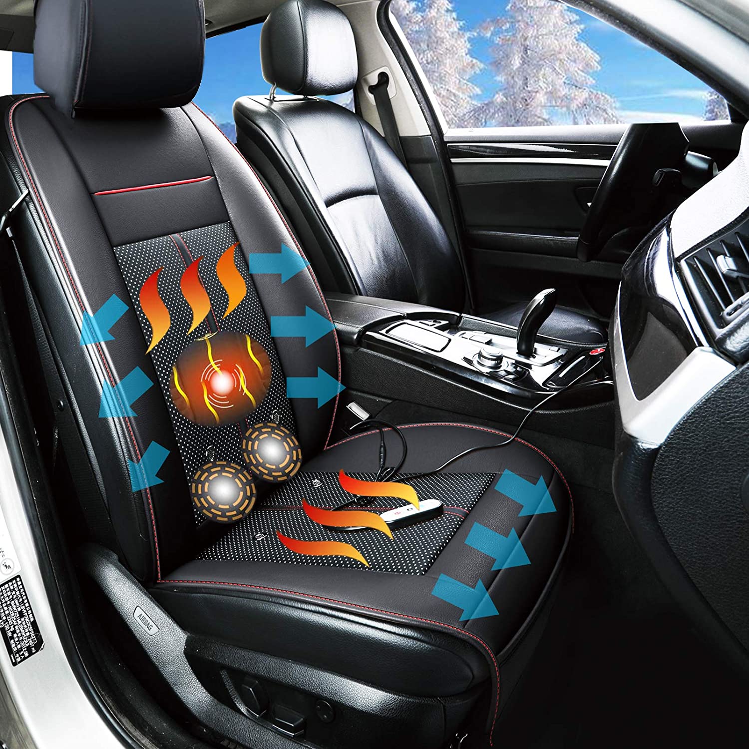 Universal Car Seat Cover Cooling & Warm Heated & Massage Chair Cushion –  ComfiWorld