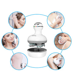 Scalp Massager for  head Timing  Control  Four Silicone Claws electric