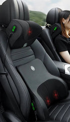 Car Neck Massage Pillow Support  Cushion Auto  Seat Relax  Head Waist