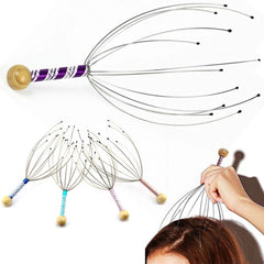 Octopus Head  Scratching Massage  Scalp Scratcher Claw Soul Extractor