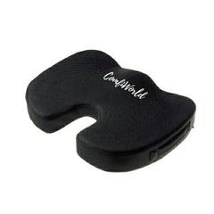 Deluxe ComfiWorld Memory Foam Coccyx Seat Cushion for Office Chair