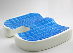 Deluxe ComfiWorld Memory Foam Coccyx Seat Cushion for Office Chair