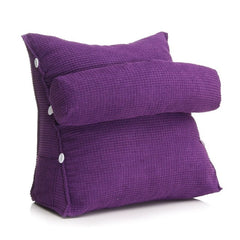 Triangular Chair Cushion Office  Bedside Backrest Room  Reading Pillow