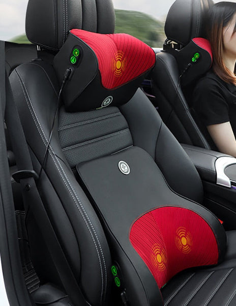 Car Seat Cushion Pressure Relief All-inclusives Seat Cushion Comfort Seat  Protector red black strips