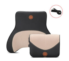 Car Neck Massage Pillow Support  Cushion Auto  Seat Relax  Head Waist