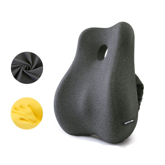 Lumbar Support Pillow For Office Chair,Memory Foam Back Waist